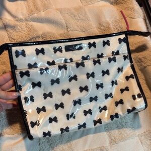 Kate Spade Black Bow Cosmetic Bag